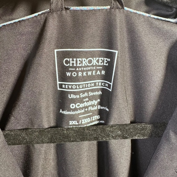 Cherokee Authentic Workwear Navy Blue Unisex Gown Size 2XL - Picture 2 of 5